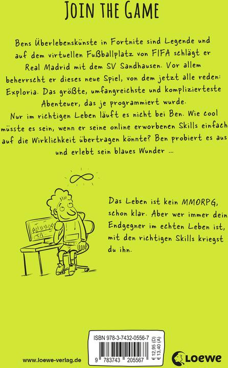 Nährwerte und Zutaten Bens legendäre Skills - Liebe deine Endgegner (Deutsch, Loewe Jugendbücher, Som Goldberg, 2020)