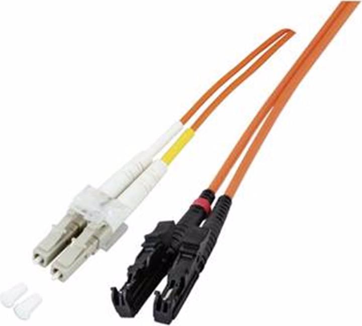 OEM Cavo patch in fibra ottica dupl. Fig.0 50/125ym OM3 E2000/LC 10m (LSOH, CAT7, 10 m)