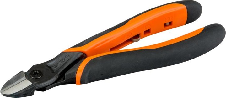 Actual product image Bahco ERGO diagonal cutters with self-opening two-component handle, phosphatised, 140 mm, industrial (140 mm)