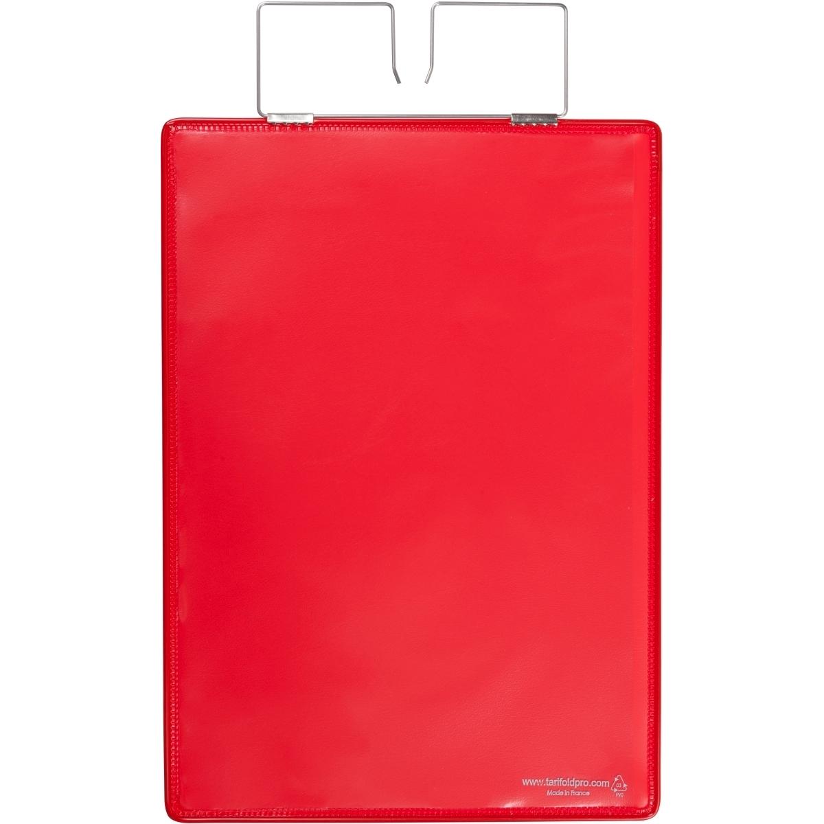 Tarifold, Informationsschild, Kennzeichnungshülle 165003 A4 hoch PVC rt 10 St./Pack.