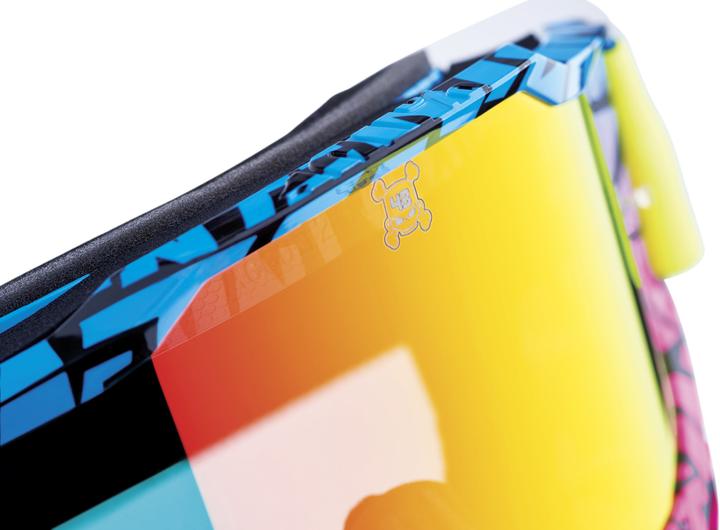 Actual product image 100% Accuri 2 Goggle KB43 DSpray - Mirror Red Lens (Blue, Pink, Mirror Red)