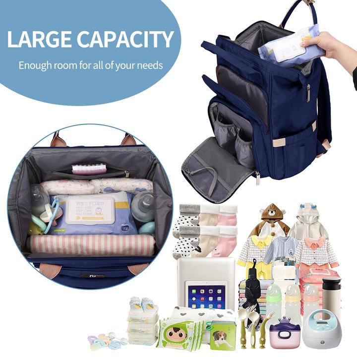 Immagine prodotto Only-Bags.Store Wickelrucksack Wickeltasche Rucksack mit wasserdichtem