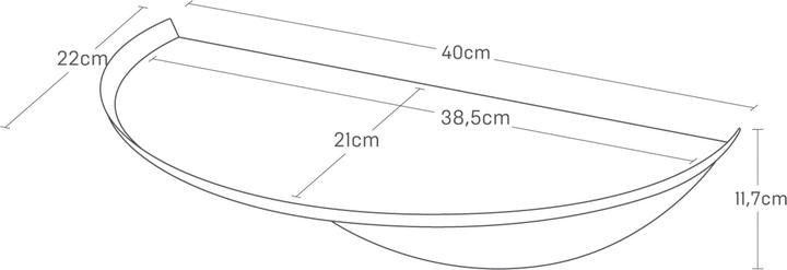 Actual product image Yamazaki Tower (40 x 22 x 11.70 cm)