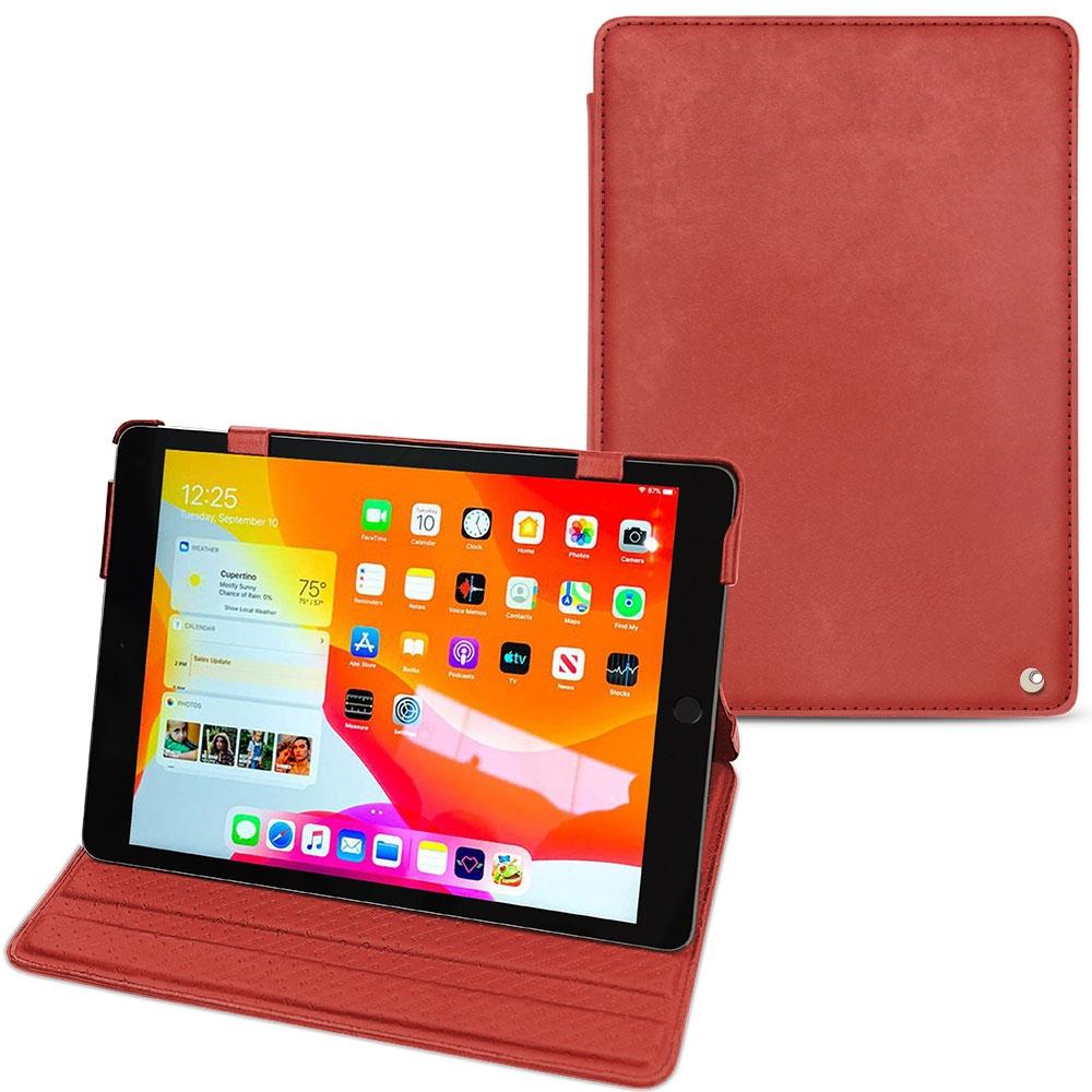 Thumbnail - Noreve Lederschutzhülle horizontal (iPad 10.2 2019), Tablet Hülle, Rot