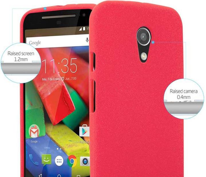 Actual product image Cadorabo TPU Frosted Cover (Motorola Moto G2 (2nd Gen))