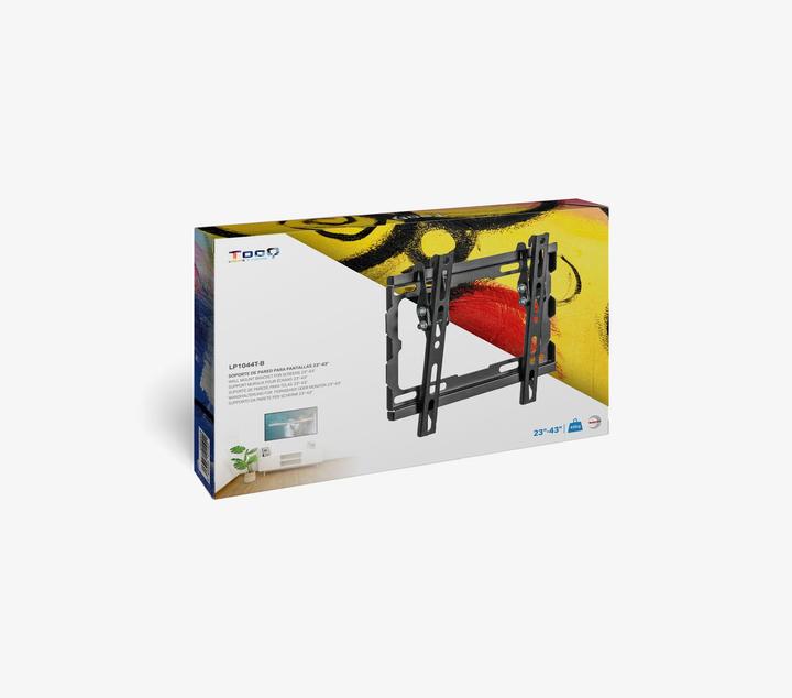 Actual product image Tooq Technology SOPORTE PARED TV LP1044T-B NEGRO 23-43" MAX 45 KG (Wall, 43", 45 kg)