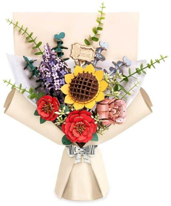 Actual product image Robotime Bouquet