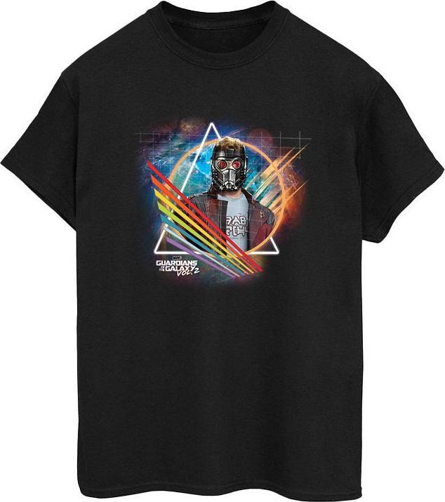 Produktbild Guardians Of The Galaxy Neon Star Lord Masked TShirt (L)