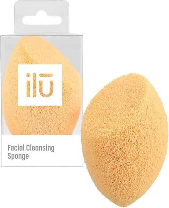 Actual product image Tools for Beauty T4B ILU make-up sponge for facial cleansing, facial sponge for all skin types 1 piece (Facial cleansing wipes)
