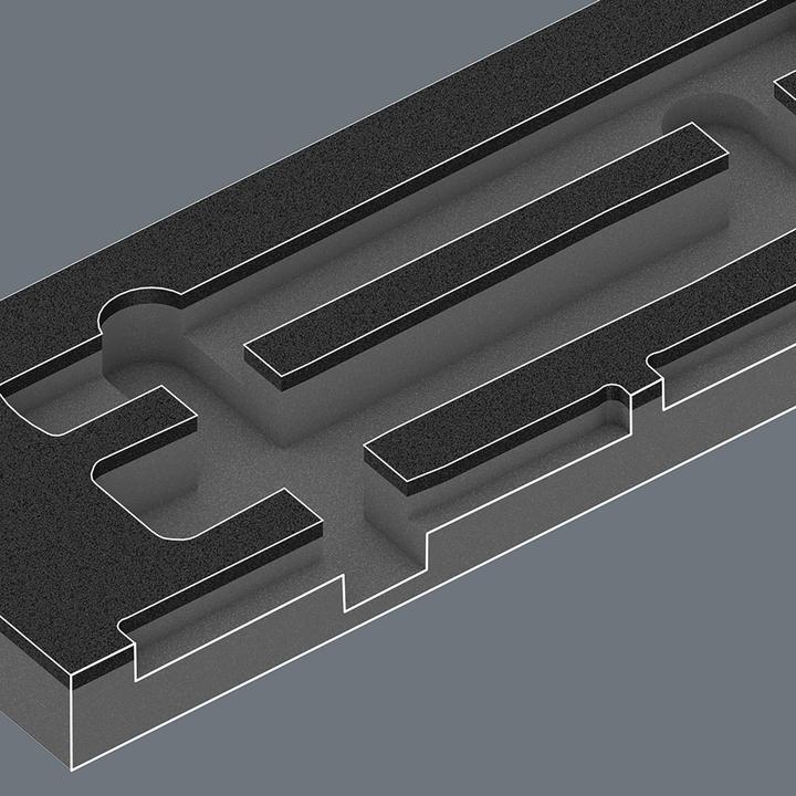 Actual product image Wera 9782 Foam insert hammer set 1 (6 pieces)