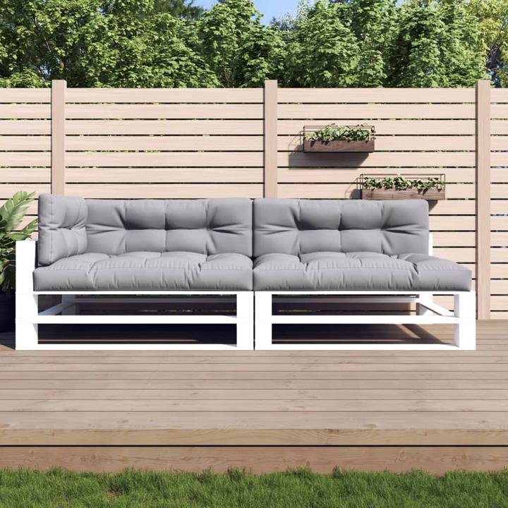 Produktbild vidaXL 10-tlg. Garten-Lounge-Set mit Kissen (120 x 80 x 12 cm)