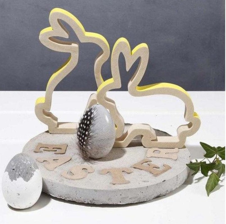 Produktbild Creativ Company Osterhasen Sperrholz (2 x, 4 x 12 x 17 cm)
