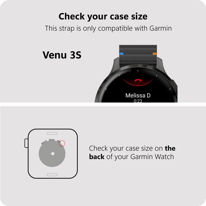 Actual product image Cazy Watchstrap für smartwatch (18 mm, Silicone)