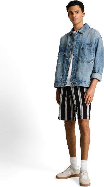 Actual product image Tom Tailor Relaxed-fit shorts with a striped pattern (M)