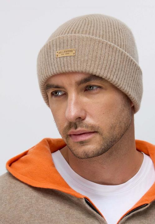 Image du produit Bellemere Headgear Ribbed Lambswool Beanie (Taille unique)