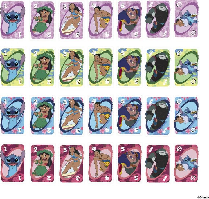 Actual product image Mattel Games UNO Lilo & Stich (German)