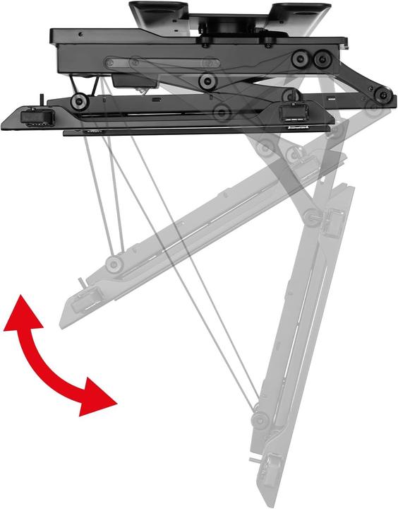 Actual product image Maclean electric ceiling TV mount TUYA support max VESA 600x400 90st swivel remote (Ceiling, 35 kg, 32" - 75")