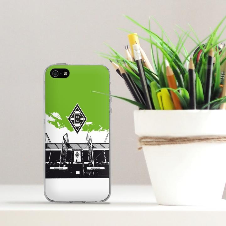 Produktbild DeinDesign Silikon Hülle für Apple iPhone 5s Handyhülle Case Smartphone Schutzhülle Borussia Mönchengladbach (Apple iPhone 5s)