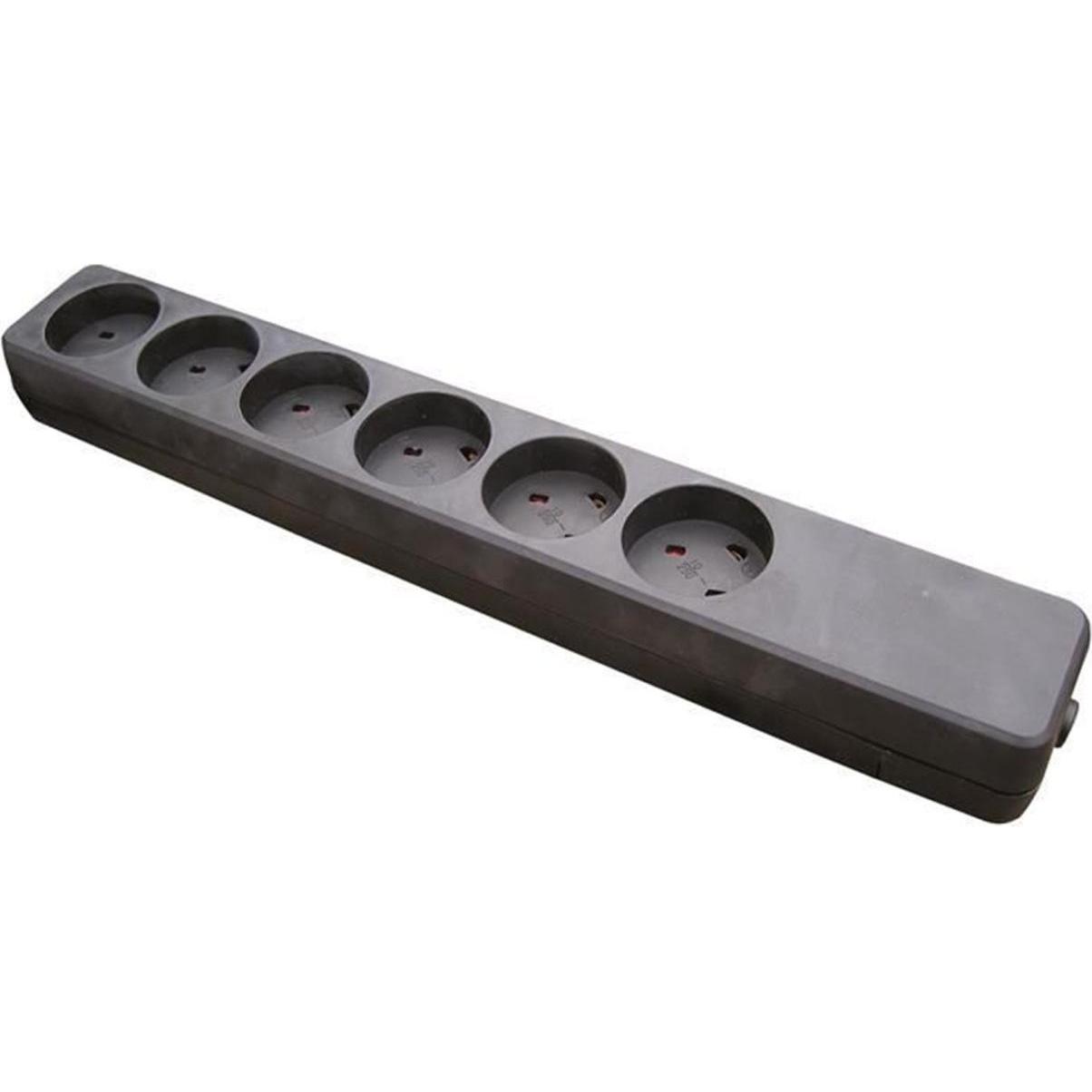 Garbot, Ciabatta multipresa, Striscia di alimentazione Plast (6 x)