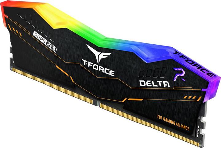 Actual product image Team Group D532GB 6000-38 Delta TUF RGB bk K2 TEM (2 x 16GB, 6000 MHz, DDR5 RAM, DIMM)