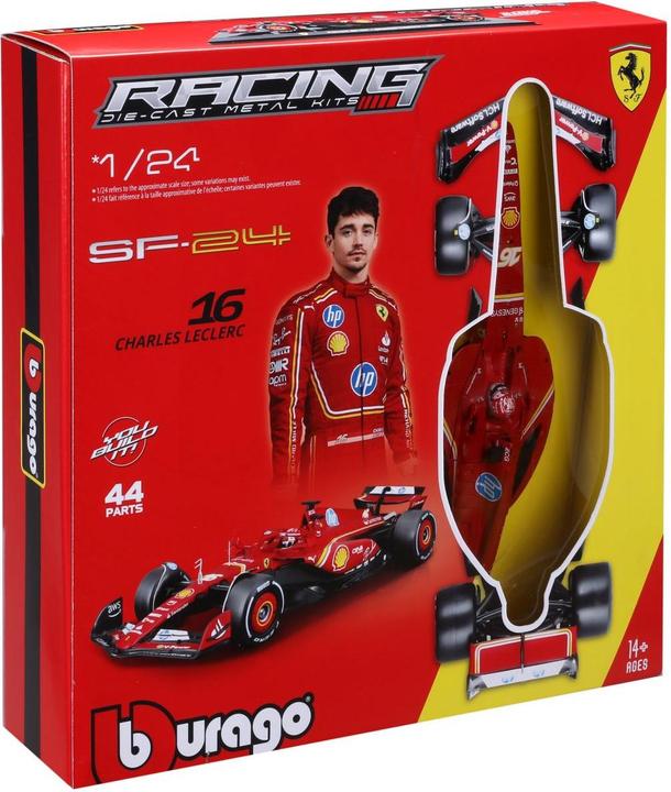 Produktbild Bburago Ferrari F1 SF-24 1/24 Kit Leclerc 2024