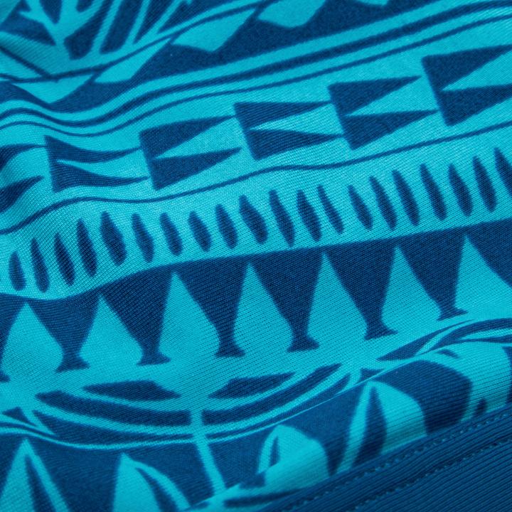 Actual product image Nabaiji Sportbikini Oberteil Mädchen - 500 Kamyleon Fatu blau/türkis