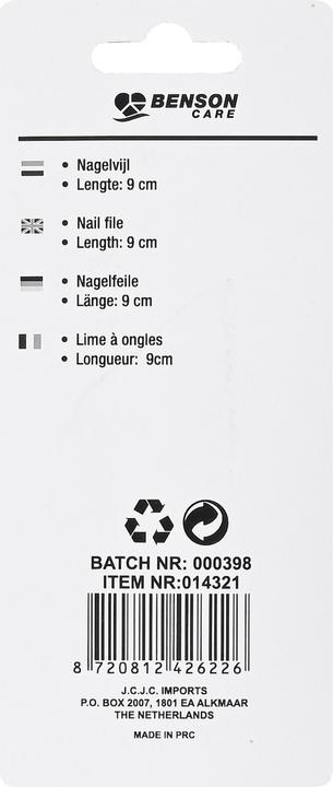 Produktbild Benson Care Nagelfeile