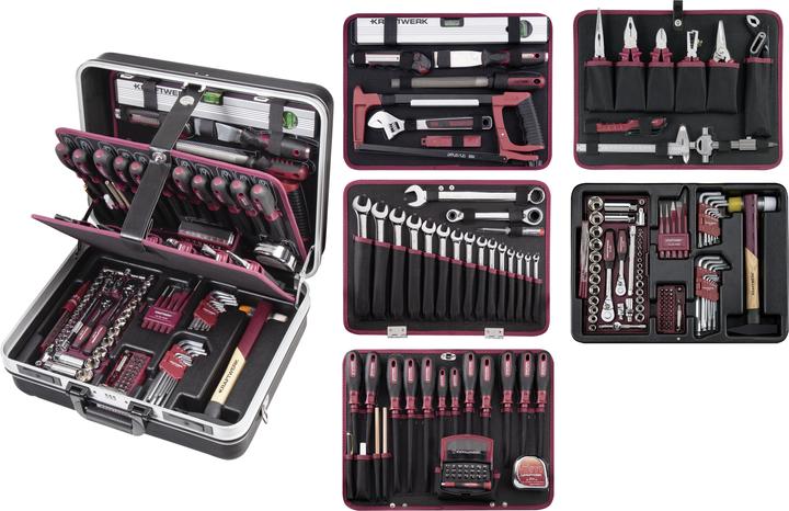 Image du produit Kraftwerk Coffre à outils professionnel (186 pièces)