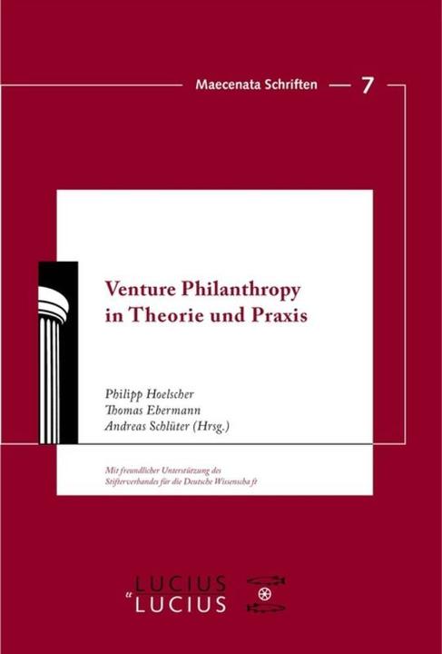 Produktbild Venture Philanthropy in Theorie und Praxis (Deutsch, 2010)