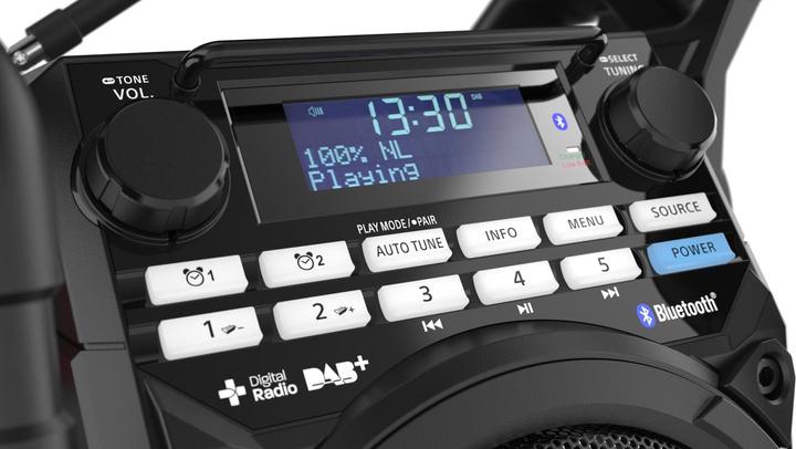 Productafbeelding PerfectPro Bouwplaatsradio TEAMPLAYER 2 (DAB+, FM, Bluetooth)