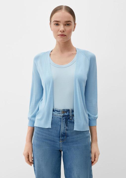 Produktbild s.Oliver Strickjacke Strickjacke aus Viskose (40)