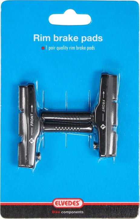 Actual product image Elvedes Brake shoes Cantilever 55 x 10 mm, Black (Shimano, Rubber)