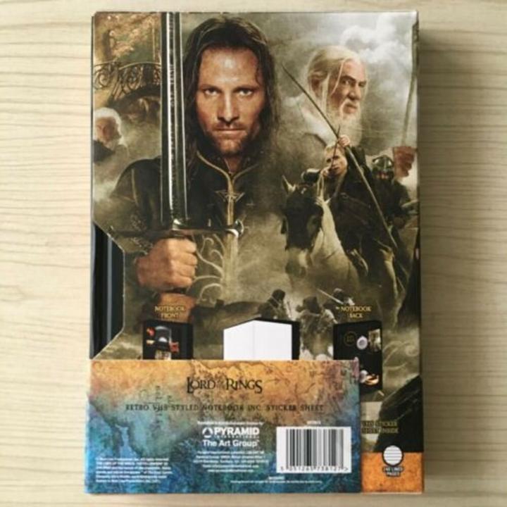 Actual product image Lord of the rings Notebook Vhs (Lined)