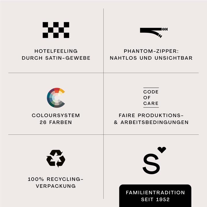 Immagine prodotto schlafgut Woven Satin (Copricuscino, 70 x 90 cm)