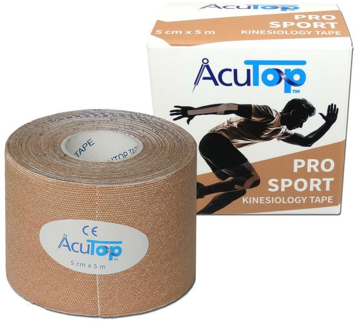 Immagine prodotto AcuTop Kinesio Tape Pro Sport, 5cmx5m, beige (5 m)