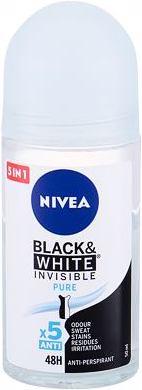 Produktbild NIVEA Invisible For Black & White Pure (Roll-on, 50 ml)