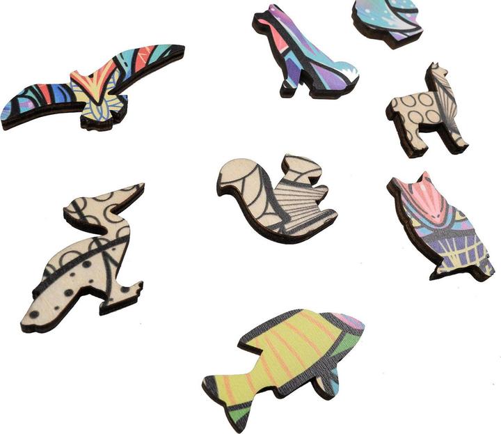 Image du produit Philos Artefakt Puzzle en bois 2 en 1 renard (143 pièces)