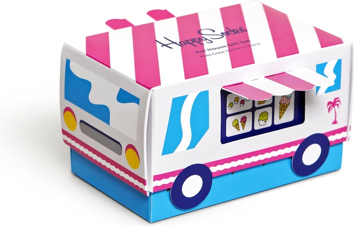 Actual product image Happy Socks Ice Cream Gift Set (pack of 3, 33 - 35)