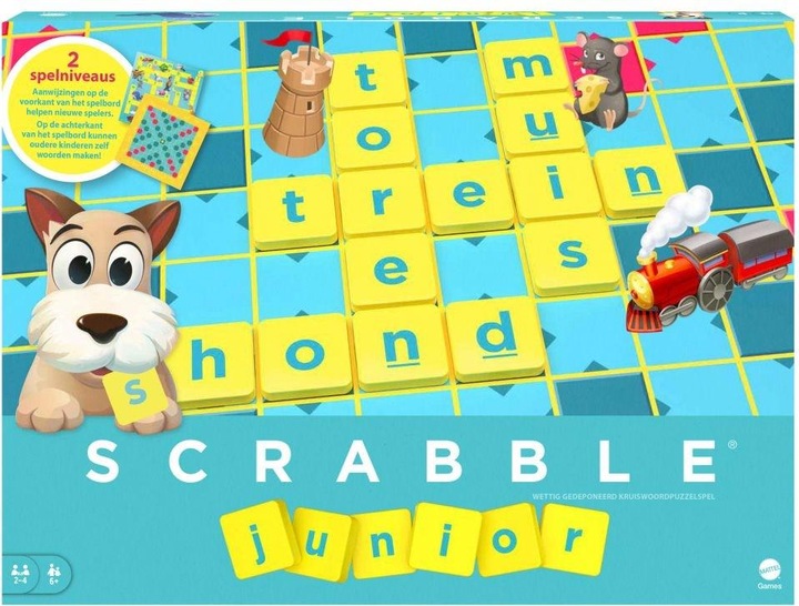 Actual product image Mattel Games Junior Scrabble (Dutch)