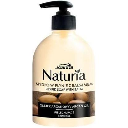 Joanna , Sapone Mani, Naturia Sapone Per Le Mani Con Olio Di Argan - Sapone Liquido Con Balsamo Di Argan (Sapone Liquido, 500 Ml)