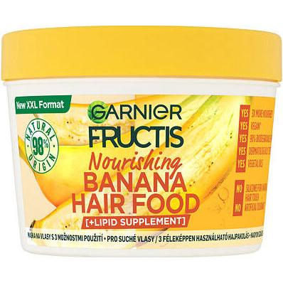Garnier Donna Maschera, Fructis Hair Food Maschera Nutriente Alla Banana (400 Ml)