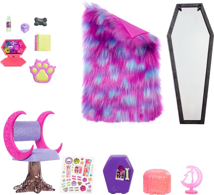 Actual product image Monster High Clawdeen Wolfs Schlafzimmer