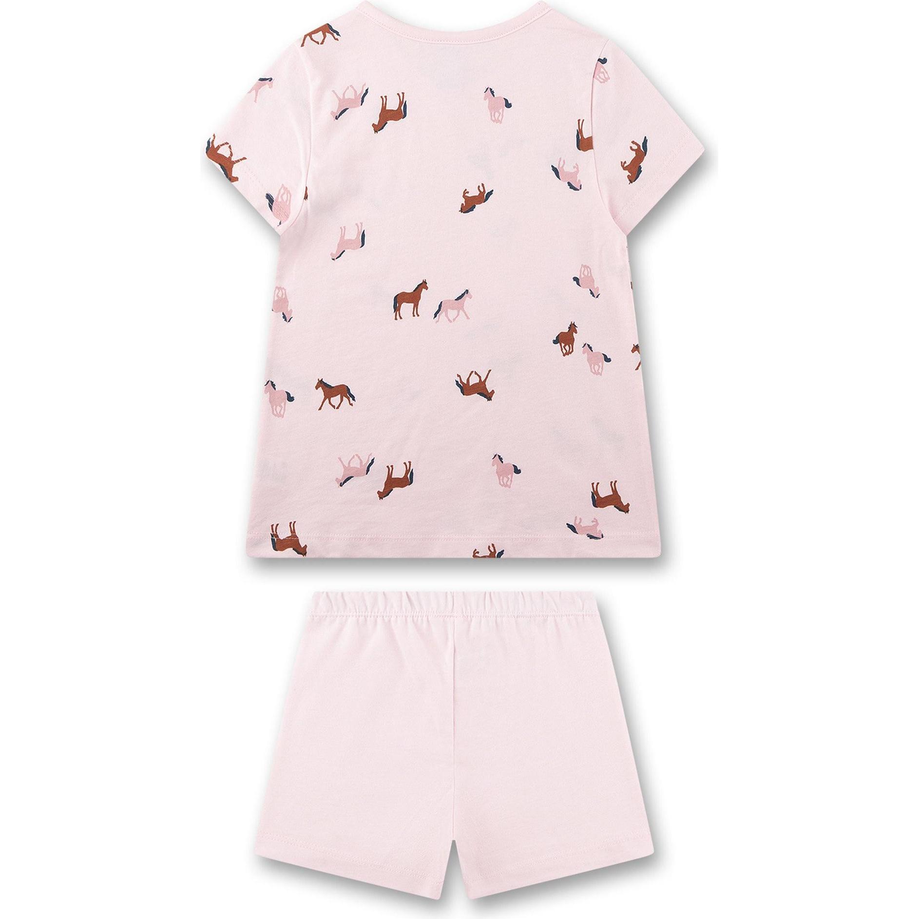 Sanetta, Mädchen, Pyjama, Pyjama Homewear Bequem sitzend, Rosa, (128)