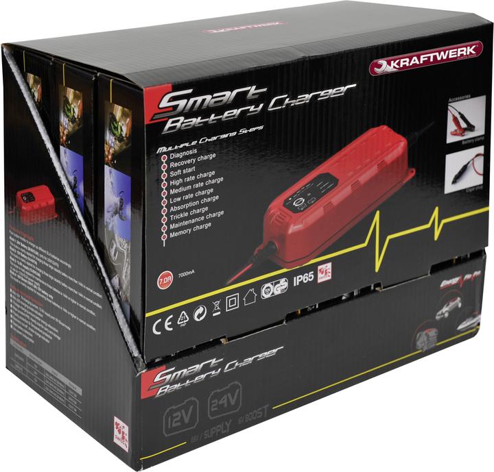 Actual product image Kraftwerk Smart battery charger (12V, 24V, 7 A)