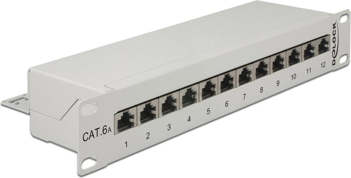 Delock Pannello patch RJ-45 X 12