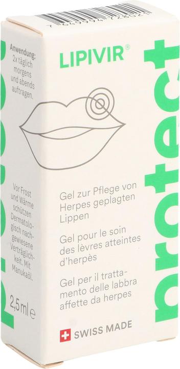Actual product image Lipivir protect 2.5 ml (Lip balm, 2.50 ml)