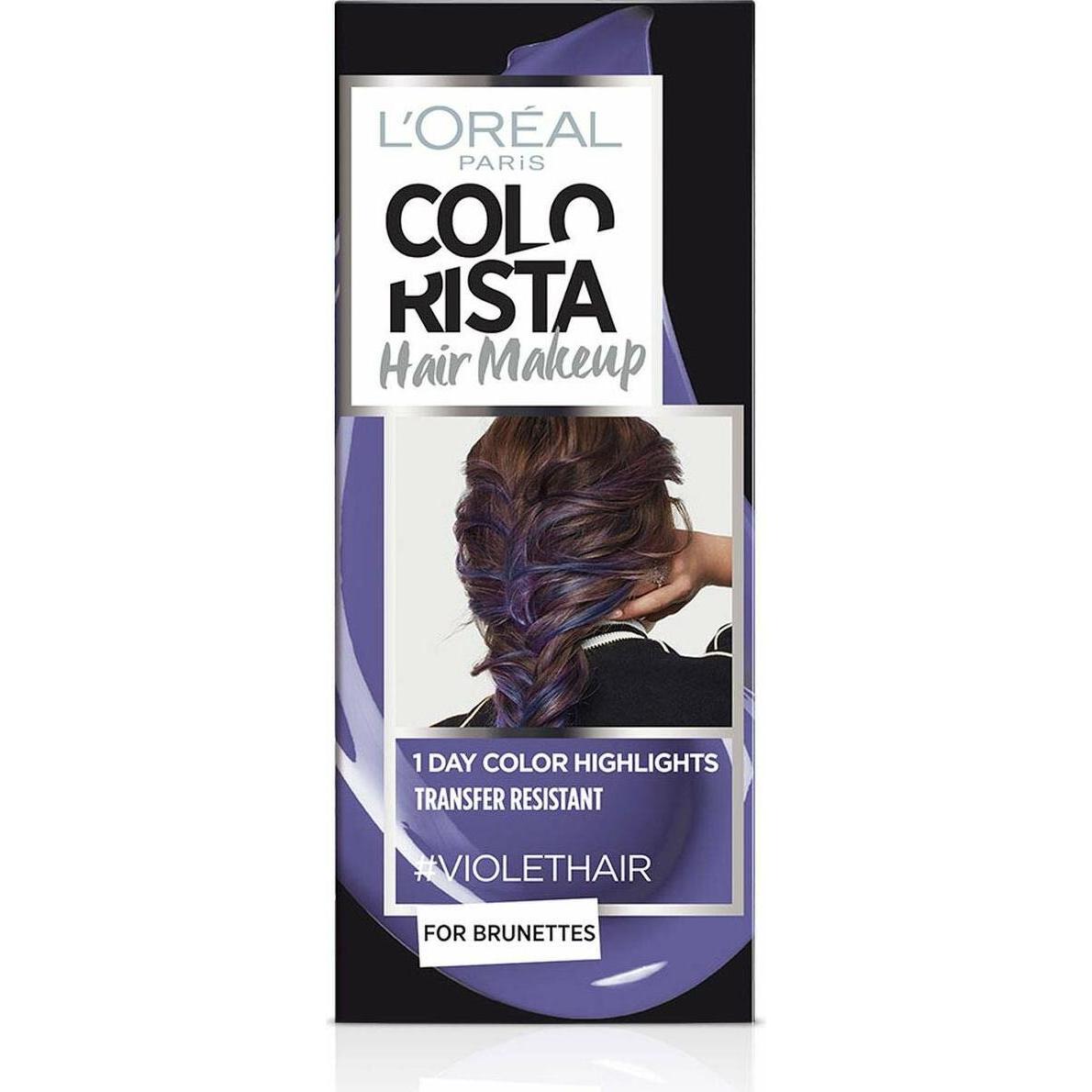 L'oréal Paris Viola Tinta Per Capelli, L'oreal Colourista Trucco Capelli Tintura Temporanea (Viola)