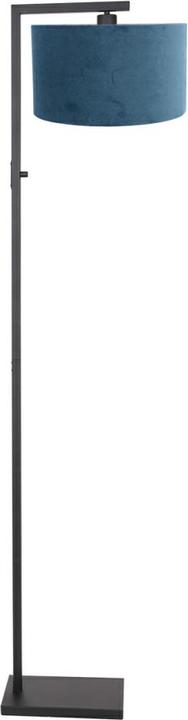 Schwarz Velours Blau