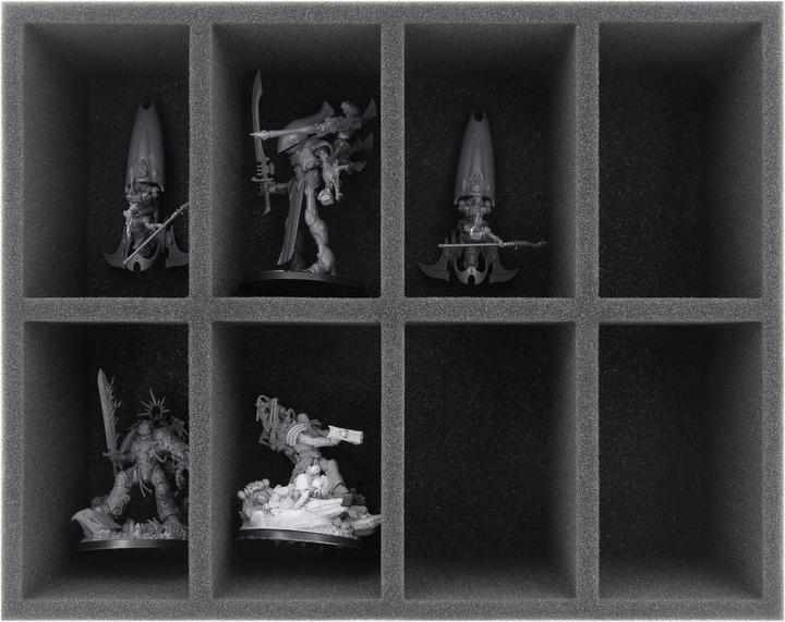 Feldherr FS090A001 - Foam insert for Craftworlds - 8 compartments (Foam material)