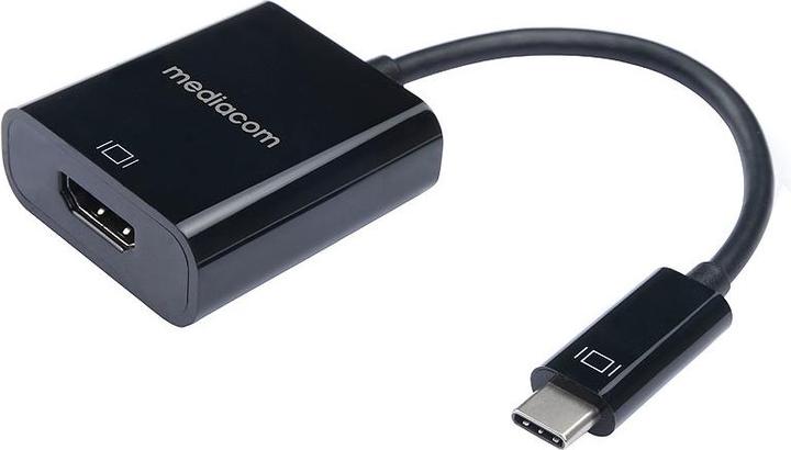Mediacom MD-C305 Câble vidéo et adaptateur HDMI USB Type-C Noir (USB-C, HDMI)